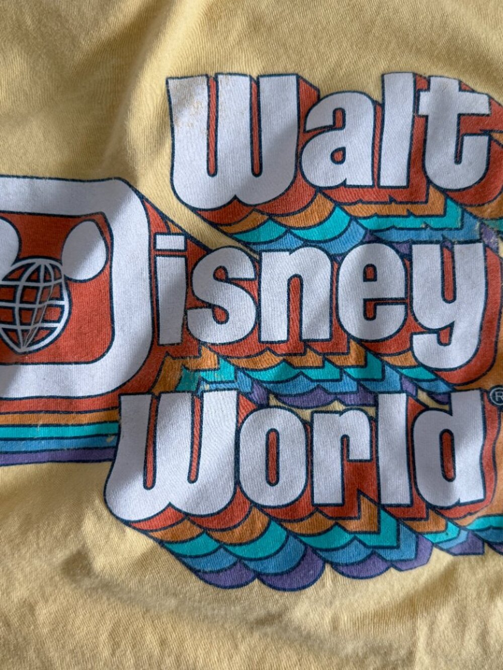 Disney Parks Retro Rainbow Walt Disney World Tee Small - Picture 3 of 6